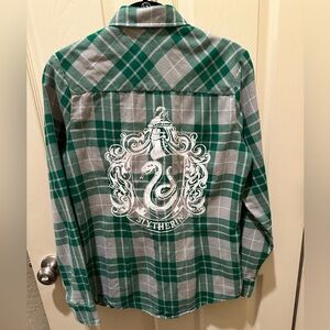 Harry Potter Slytherin Flannel Size Small